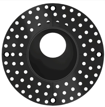 Goodlite G-29831 3 Inch Black Round Wall Wash Trimless Kit