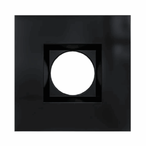 Goodlite G-48344 2 Inch Black Square Trim