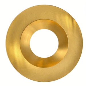 Goodlite G-48349 2 Inch Brushed Brass Round Trim