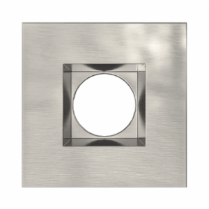 Goodlite G-48355 2 Inch Brushed Nickel Square Trim
