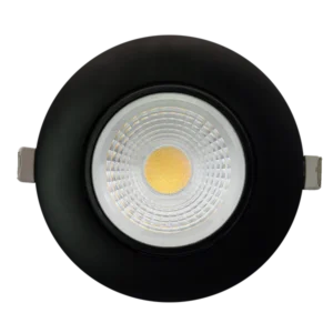 Goodlite G-48357 4” Round Flushed Gimbal, Black