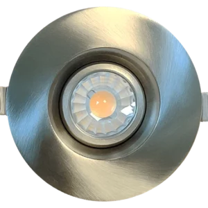 Goodlite G-48361 3” Round Regress Gimbal, Brushed Nickel