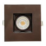 Goodlite G-48365 3” Square Regress Gimbal, Bronze