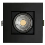 Goodlite G-97426 4” Ho Square Regress Gimbal, Black