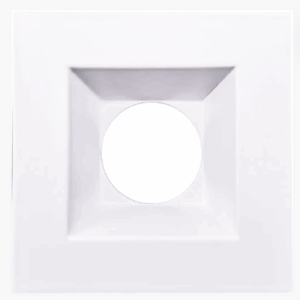 Goodlite G-48472 1 Inch White Square Trim