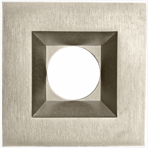 Goodlite G-48480 1 Inch Brushed Nickel Square Trim