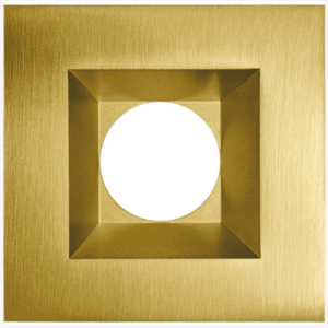 Goodlite G-48482 1 Inch Brushed Nickel Square Trim