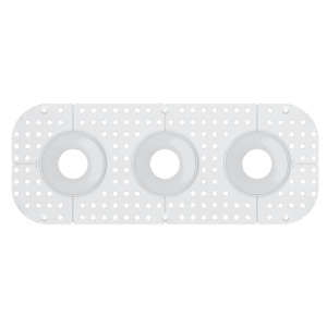 Goodlite G-90203 2 inch Round Triple head Trimless kit