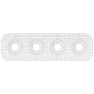 Goodlite G-90204 2 inch Round Quadruple head Trimless kit