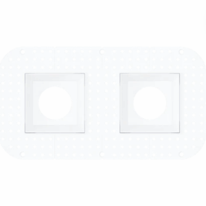 Goodlite G-91002 3.5 Inch Square Double Head Trimless Kit