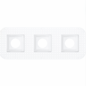 Goodlite G-91003 3.5 Inch Square Triple Head Trimless Kit
