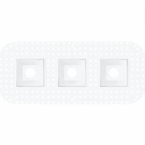 Goodlite G-91103 1 Inch Square Triple Head Trimless Kit