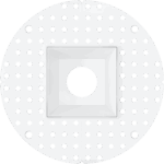 Goodlite G-91201 2 inch White Square, Trimless kit