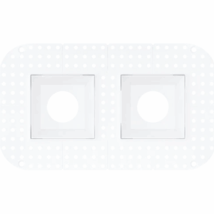 Goodlite G-91302 3 Inch Square Double Head Trimless Kit