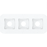 Goodlite G-91303 3 Inch Square Triple Head Trimless Kit
