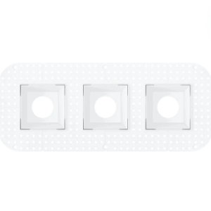 Goodlite G-91303 3 Inch Square Triple Head Trimless Kit