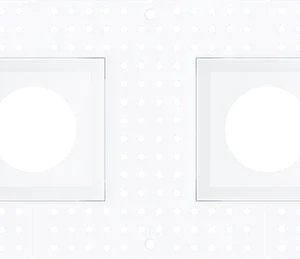 Goodlite G-91402 4 inch Square Double Head Trimless Kit
