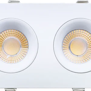 Goodlite G-98722 3.5” Double Head Multiple Gimbal, White