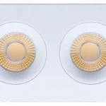 Goodlite G-98724 3.5” Four Head Multiple Gimbal, White