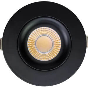 Goodlite G-98725 3.5” Round Gimbal, Black