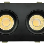 Goodlite G-98727 3.5” Double Head Multiple Gimbal, Black