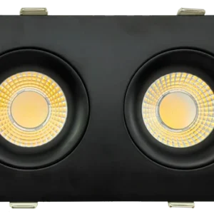 Goodlite G-98727 3.5” Double Head Multiple Gimbal, Black