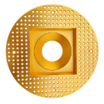 Goodlite G-10424 4 inch Brass Square Trimless Kit