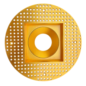 Goodlite G-10424 4 inch Brass Square Trimless Kit