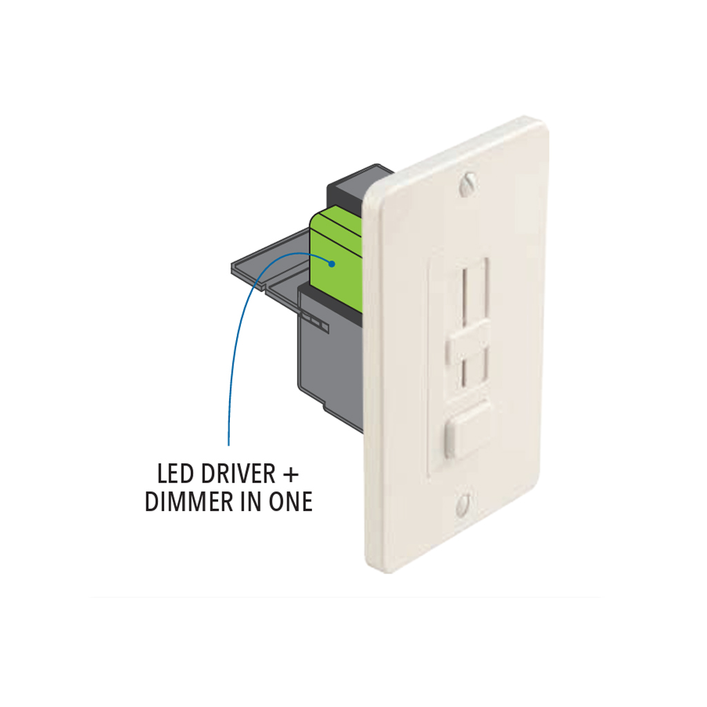 NSL SX-12V-DD-60W Switchex® Driver & Dimmer Switch 60W 12V
