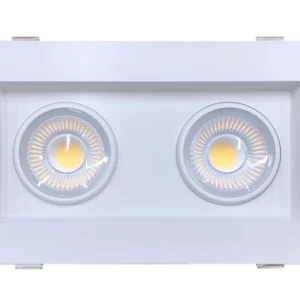 Goodlite G-99022 4” Double Head Regress Multiple Gimbal, White