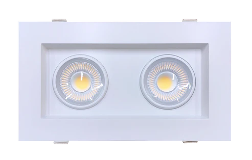 Goodlite G-99022 4” Double Head Regress Multiple Gimbal, White