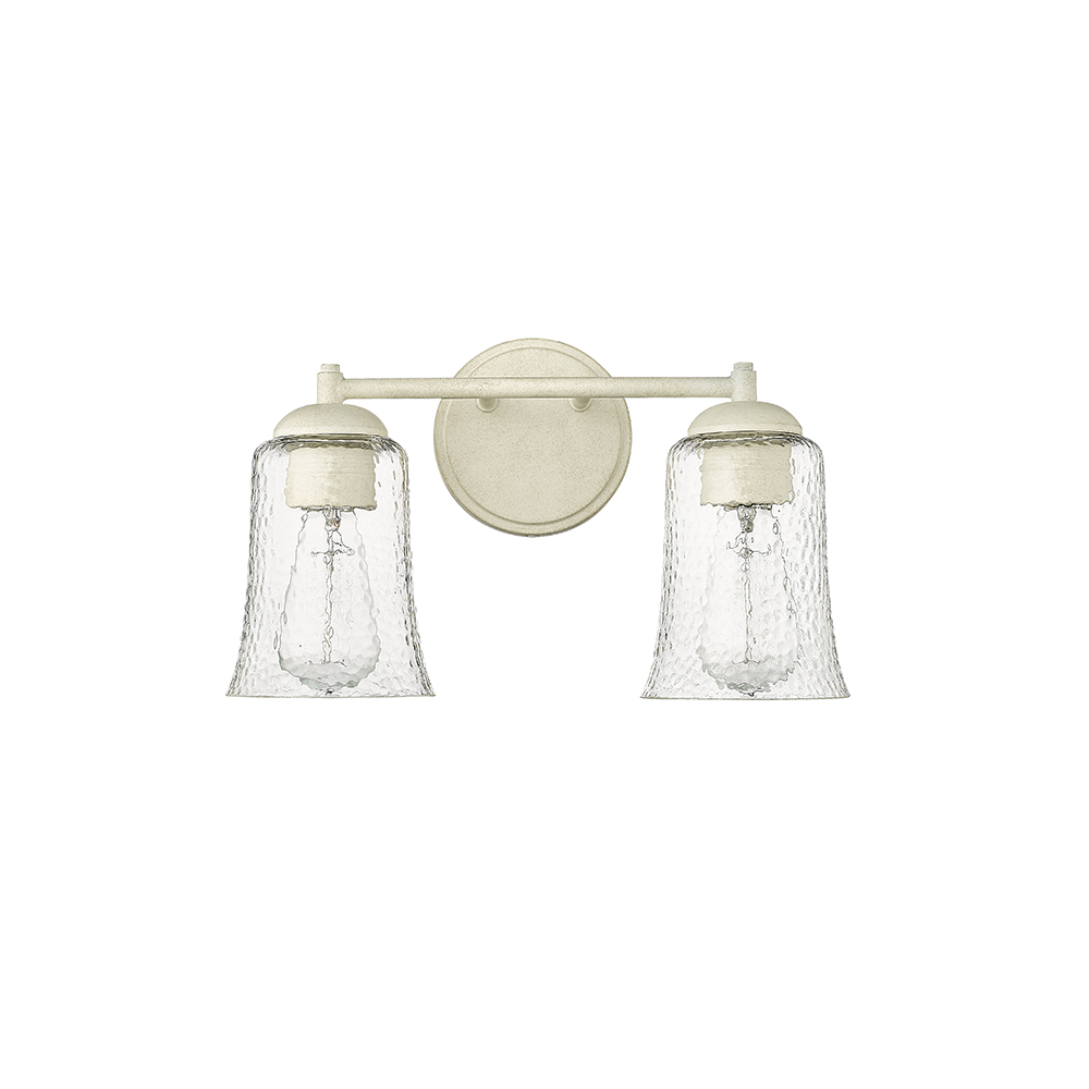 Millennium Lighting 10102-CW Abliene Two Light Vanity Cottage White finish