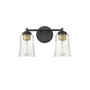 Millennium Lighting 10102-MB Abliene Two Light Vanity Matte Black finish