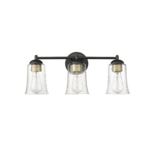 Millennium Lighting 10103-MB Abliene Three Light Vanity Matte Black finish