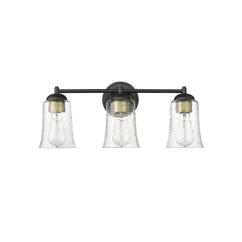 Millennium Lighting 10103-MB Abliene Three Light Vanity Matte Black finish