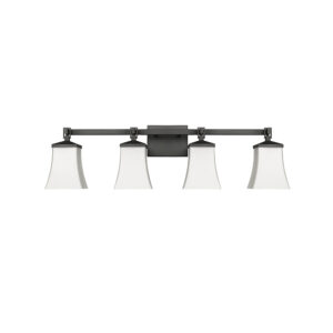 Millennium Lighting 10204-MB Sonorra Four Light Vanity Matte Black finish