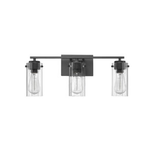 Millennium Lighting 10303-MB Serena Three Light Vanity Matte Black finish