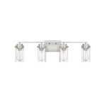 Millennium Lighting 10304-BN Serena Four Light Vanity Brushed Nickel finish