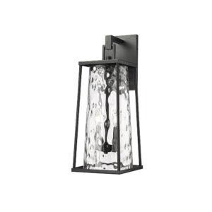 Millennium Lighting 10602-PBK Dutton One Light Outdoor Wall Mount Powder Coated Black finish