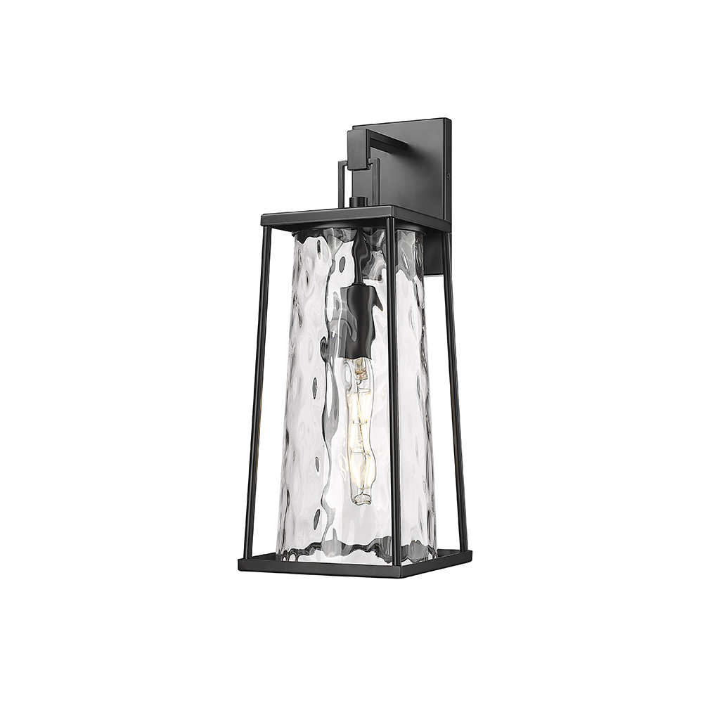 Millennium Lighting 10611-PBK Dutton One Light Outdoor Wall Sconce Powder Coated Black finish