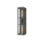 Millennium Lighting 10812-PBK Jaxson Two Light Outdoor Wall Mount Powder Coated Black finish