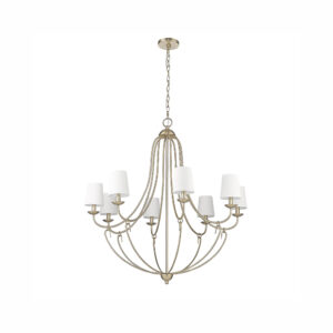 Millennium Lighting 12108-MG Eisley Ocho Light Chandelier Modern Gold finish