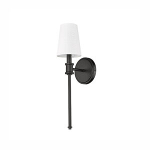 Millennium Lighting 16101-MB Adorra One Light Sconce Matte Black finish