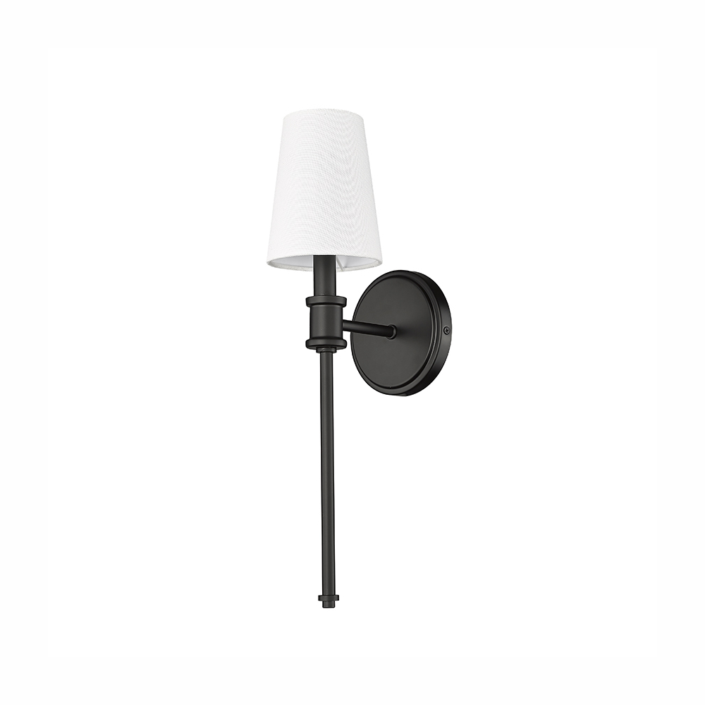 Millennium Lighting 16101-MB Adorra One Light Sconce Matte Black finish