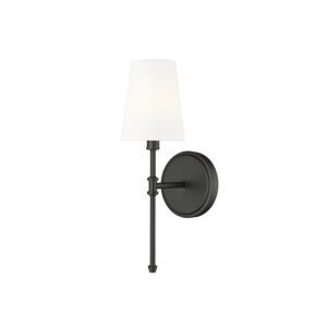 Millennium Lighting 16201-MB Adorra One Light Sconce Matte Black finish