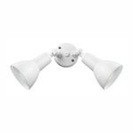 Millennium Lighting 17002-MW Two Light Security Flood Lights Matte White finish