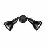 Millennium Lighting 17002-PBK Two Light Security Flood Lights Powder Coated Black finish