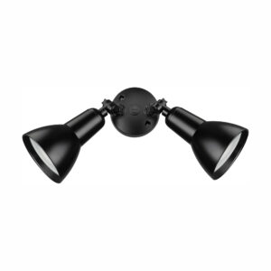 Millennium Lighting 17002-PBK Two Light Security Flood Lights Powder Coated Black finish