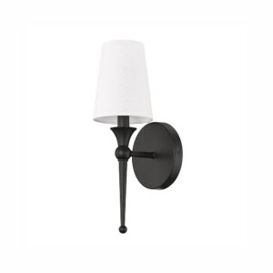 Millennium Lighting 17101-MB One Light Sconce Matte Black finish