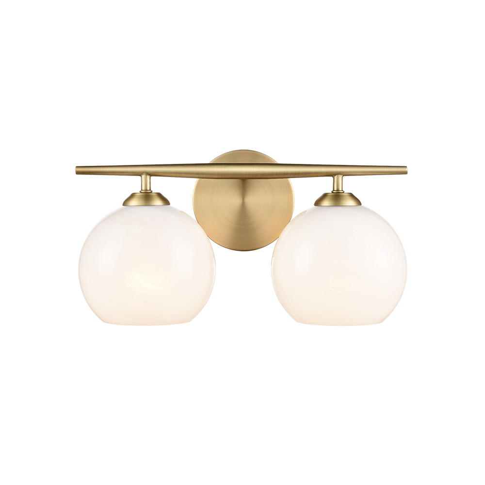 Millennium Lighting 18102-VB Kimorra Two Light Vanity Vintage Brass finish